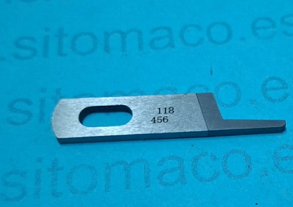 CUCHILLA SUPERIOR REMALLADORA JUKI MOD. 2300,2304,2314,2316,2514